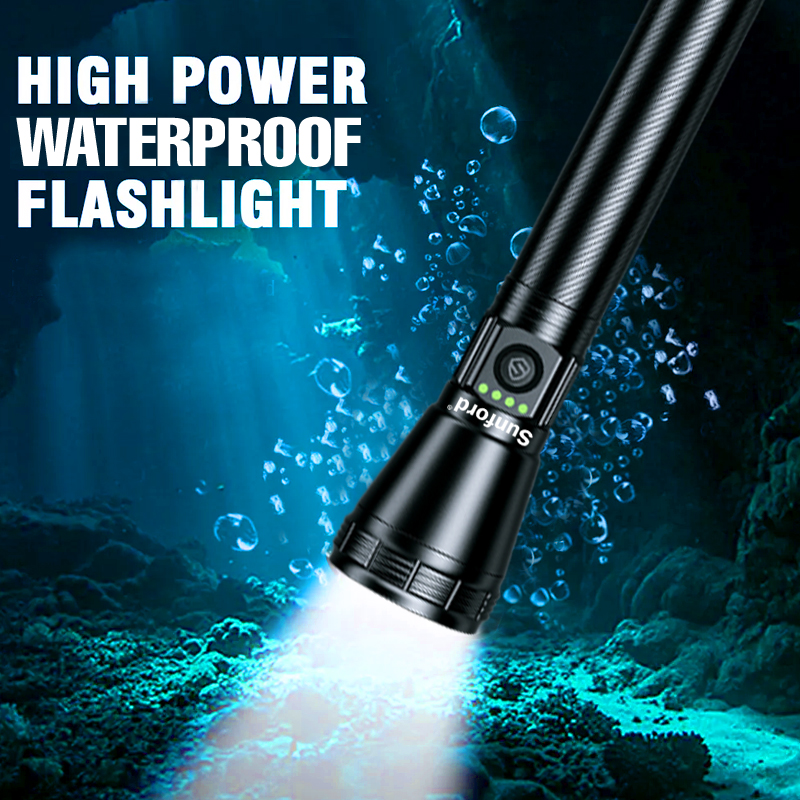 SF-473ZL Telescopic Zoomable White Laser LED Flashlight – Sunford